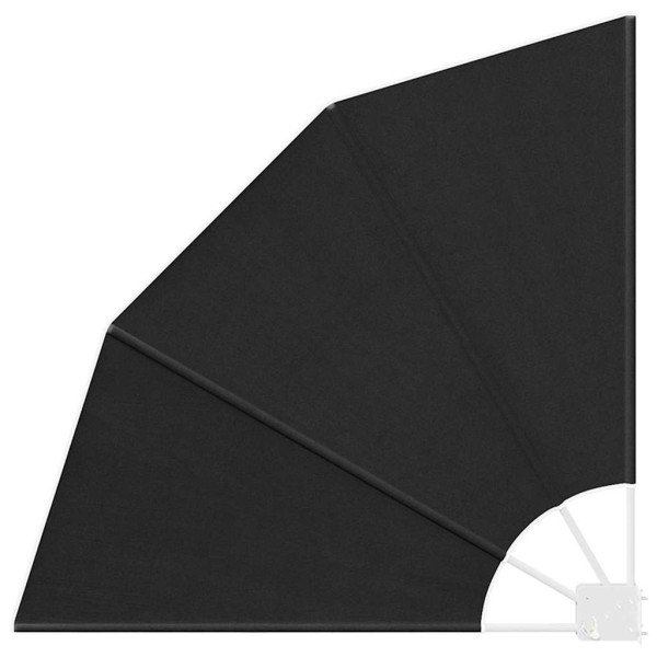 Markiza Boczna Balkonowa Antracytowa Tarasowa Osłona Ogrodowa 115 x 115 cm 947116