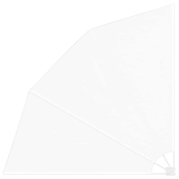 Markiza Boczna Balkonowa Biała Tarasowa Osłona Ogrodowa 210 x 210 cm 947123