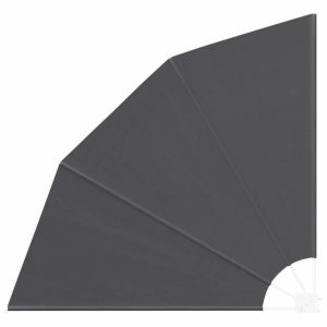 Markiza Boczna Balkonowa Czarna Tarasowa Osłona Ogrodowa 140 x 140 cm 947152 Markiza Boczna Balkonowa Czarna Tarasowa Osłona Ogrodowa 140 x 140 cm 947152