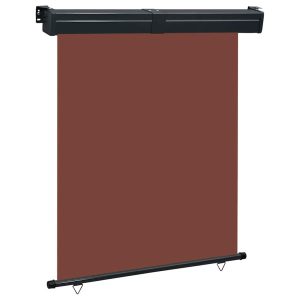 Markiza Boczna Balkonowa Zwijana Brązowa Osłona Roleta 145×250 cm 935118 Markiza Boczna Balkonowa Zwijana Brązowa Osłona Roleta 145×250 cm 935118