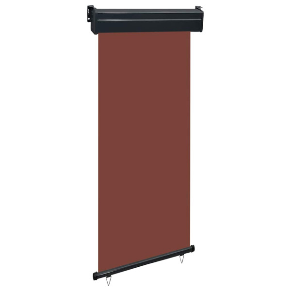 Markiza Boczna Balkonowa Zwijana Brązowa Osłona Roleta 85x250 cm 935139
