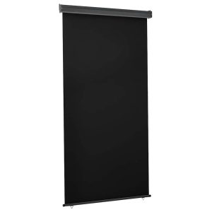 Markiza Boczna Balkonowa Zwijana Czarna Osłona Roleta 125 x 250 cm 935110 Markiza Boczna Balkonowa Zwijana Czarna Osłona Roleta 125 x 250 cm 935110