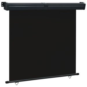 Markiza Boczna Balkonowa Zwijana Czarna Osłona Roleta 175×250 cm 935215 Markiza Boczna Balkonowa Zwijana Czarna Osłona Roleta 175×250 cm 935215