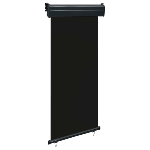 Markiza Boczna Balkonowa Zwijana Czarna Osłona Roleta 85x250 cm 935299