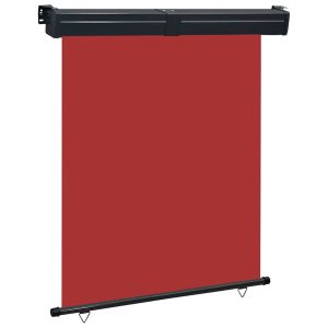 Markiza Boczna Balkonowa Zwijana Czerwona Osłona Roleta 145×250 cm 935283 Markiza Boczna Balkonowa Zwijana Czerwona Osłona Roleta 145×250 cm 935283