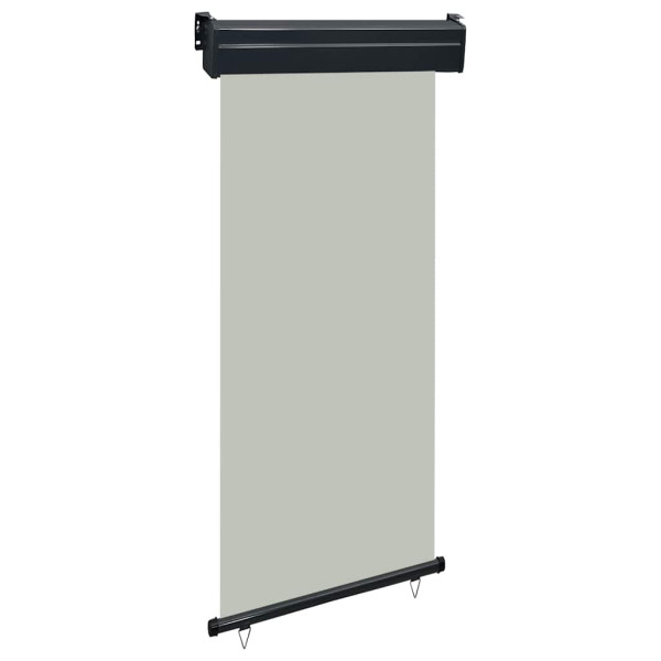 Markiza Boczna Balkonowa Zwijana Szara Osłona Roleta 105x250 cm 935148