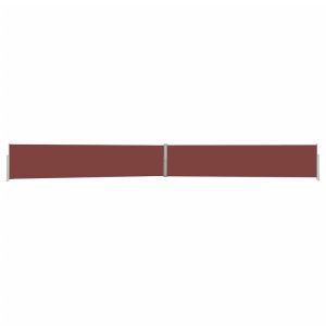 Markiza boczna Brąz 1200 x 140 cm vidaXL 683640 Markiza boczna Brąz 1200 x 140 cm vidaXL 683640