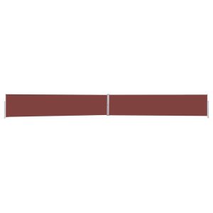 Markiza boczna Brąz 1200 x 170 cm vidaXL 713155 Markiza boczna Brąz 1200 x 170 cm vidaXL 713155