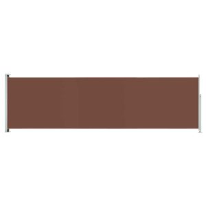 Markiza boczna Brąz 180 x 600 cm vidaXL 683929 Markiza boczna Brąz 180 x 600 cm vidaXL 683929