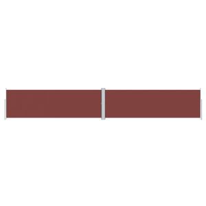 Markiza boczna Brown 160 x 1000 cm vidaXL 683907 Markiza boczna Brown 160 x 1000 cm vidaXL 683907