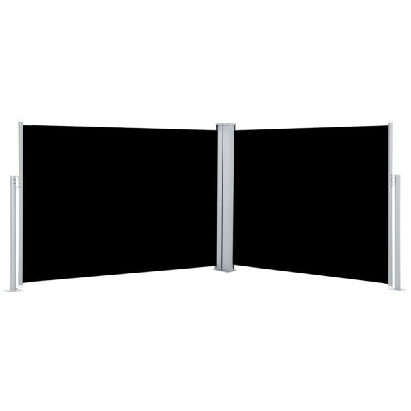 Markiza boczna Czarny 120 x 1000 cm vidaXL 683527