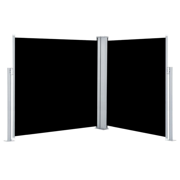 Markiza boczna Czarny 140 x 600 cm vidaXL 683611