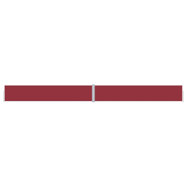 Markiza boczna Czerwony 117 x 1200 cm vidaXL 683812