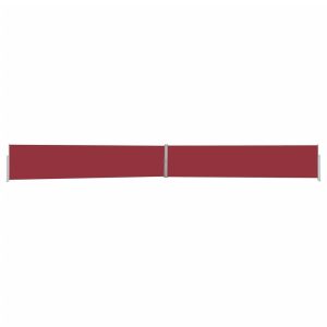 Markiza boczna Czerwony 1200 x 140 cm vidaXL 683761 Markiza boczna Czerwony 1200 x 140 cm vidaXL 683761