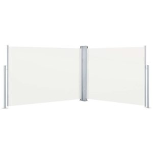 Markiza boczna Kremowy 100 x 1000 cm vidaXL 683816