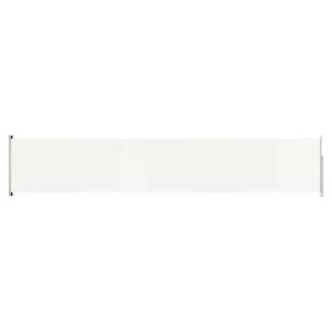 Markiza boczna Kremowy 117 x 600 cm vidaXL 683896