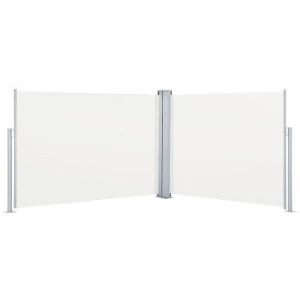 Markiza boczna Kremowy 120 x 1000 cm vidaXL 683501