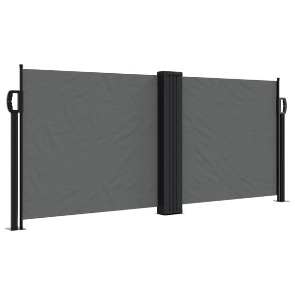 Markiza Boczna Tarasowa Balkonowa Antracytowa Zwijana Ogrodowa 100 x 600 cm 947341