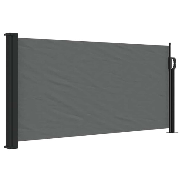 Markiza Boczna Tarasowa Balkonowa Antracytowa Zwijana Ogrodowa 100x500 cm 947239