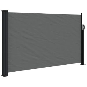 Markiza Boczna Tarasowa Balkonowa Antracytowa Zwijana Ogrodowa 117×300 cm 934655 Markiza Boczna Tarasowa Balkonowa Antracytowa Zwijana Ogrodowa 117×300 cm 934655