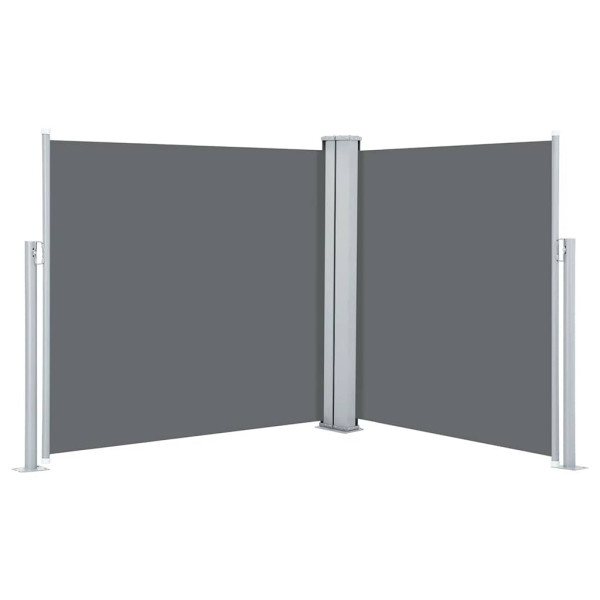 Markiza Boczna Tarasowa Balkonowa Antracytowa Zwijana Ogrodowa 120 x 600 cm 947272