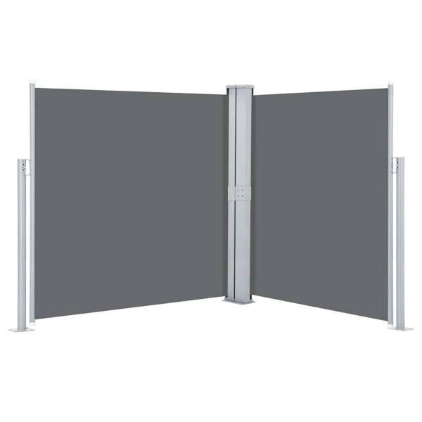 Markiza Boczna Tarasowa Balkonowa Antracytowa Zwijana Ogrodowa 140 x 600 cm 947453