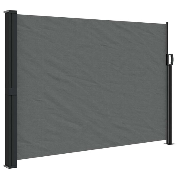 Markiza Boczna Tarasowa Balkonowa Antracytowa Zwijana Ogrodowa 140x500 cm 934845