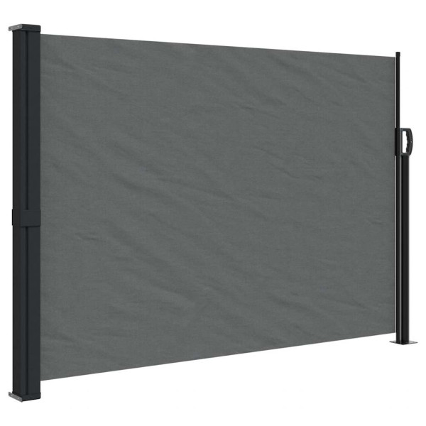 Markiza Boczna Tarasowa Balkonowa Antracytowa Zwijana Ogrodowa 140x600 cm 934654