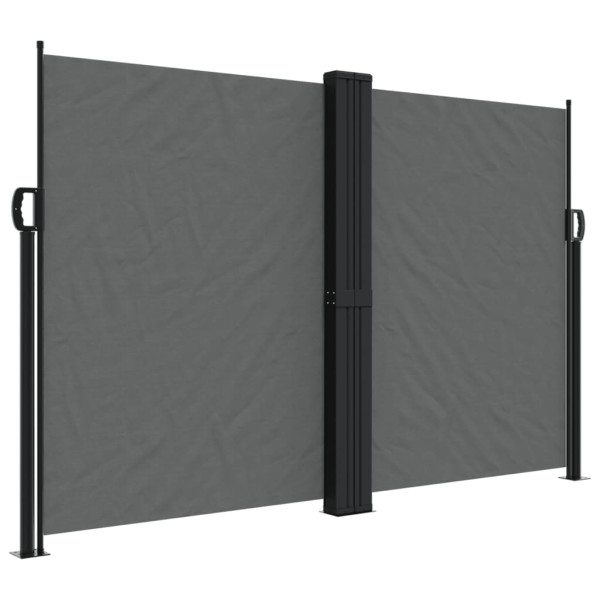 Markiza Boczna Tarasowa Balkonowa Antracytowa Zwijana Ogrodowa 160 x 600 cm 934574