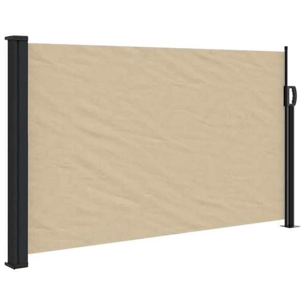 Markiza Boczna Tarasowa Balkonowa Beżowa Zwijana Ogrodowa 120x500 cm 947233
