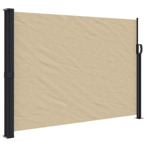 Markiza Boczna Tarasowa Balkonowa Beżowa Zwijana Ogrodowa 140×300 cm 947699