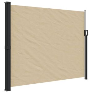 Markiza Boczna Tarasowa Balkonowa Beżowa Zwijana Ogrodowa 160×300 cm 947271