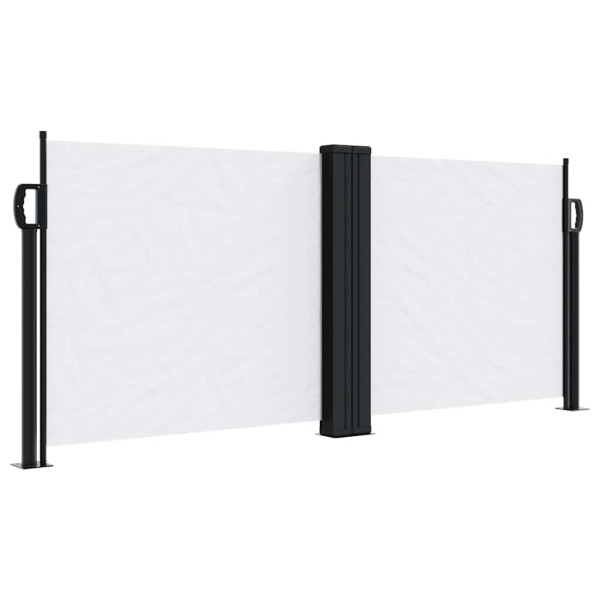 Markiza Boczna Tarasowa Balkonowa Biała Zwijana Ogrodowa 100x600 cm 934792