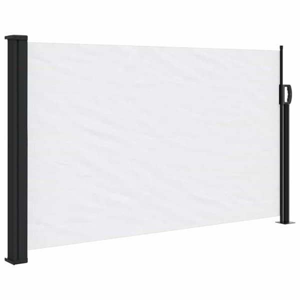 Markiza Boczna Tarasowa Balkonowa Biała Zwijana Ogrodowa 117x300 cm 947756
