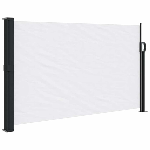 Markiza Boczna Tarasowa Balkonowa Biała Zwijana Ogrodowa 120x500 cm 947847