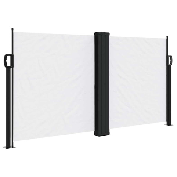 Markiza Boczna Tarasowa Balkonowa Biała Zwijana Ogrodowa 120x600 cm 947261