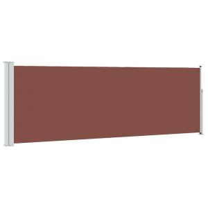 Markiza Boczna Tarasowa Balkonowa Brązowa Zwijana Ogrodowa 100 x 300 cm 934676 Markiza Boczna Tarasowa Balkonowa Brązowa Zwijana Ogrodowa 100 x 300 cm 934676