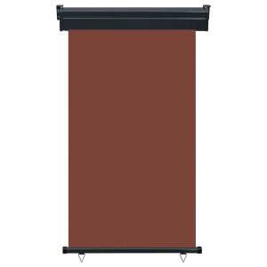Markiza Boczna Tarasowa Balkonowa Brązowa Zwijana Ogrodowa 105×250 cm 947387 Markiza Boczna Tarasowa Balkonowa Brązowa Zwijana Ogrodowa 105×250 cm 947387