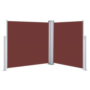 Markiza Boczna Tarasowa Balkonowa Brązowa Zwijana Ogrodowa 120 x 600 cm 947858 Markiza Boczna Tarasowa Balkonowa Brązowa Zwijana Ogrodowa 120 x 600 cm 947858