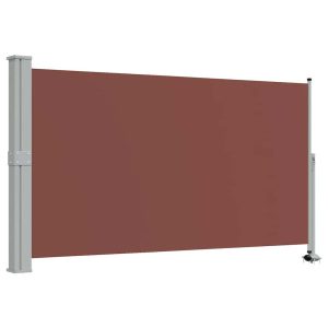 Markiza Boczna Tarasowa Balkonowa Brązowa Zwijana Ogrodowa 140 x 300 cm 935208 Markiza Boczna Tarasowa Balkonowa Brązowa Zwijana Ogrodowa 140 x 300 cm 935208