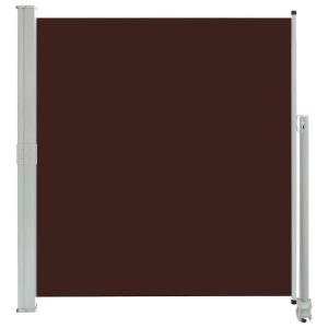 Markiza Boczna Tarasowa Balkonowa Brązowa Zwijana Ogrodowa 160 x 300 cm 935194