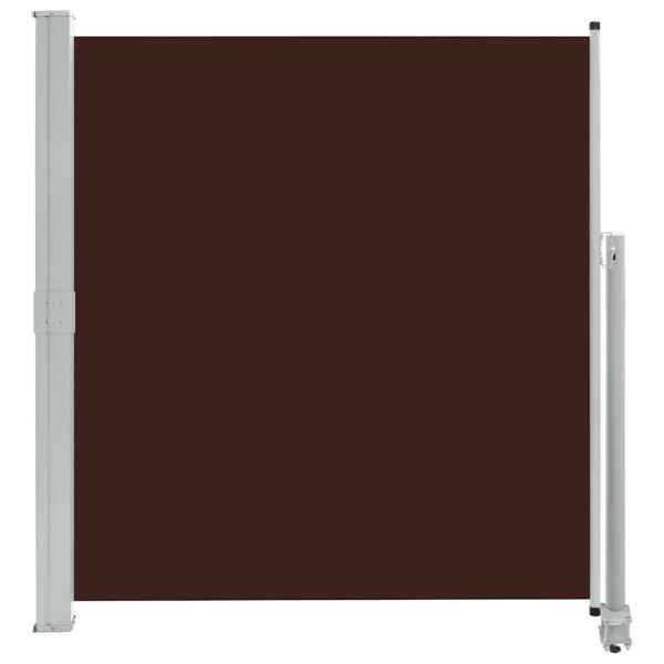 Markiza Boczna Tarasowa Balkonowa Brązowa Zwijana Ogrodowa 160 x 300 cm 935194
