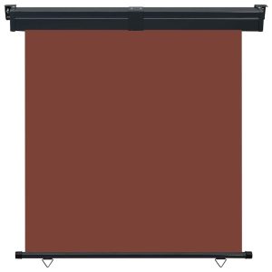 Markiza Boczna Tarasowa Balkonowa Brązowa Zwijana Ogrodowa 165×250 cm 947704 Markiza Boczna Tarasowa Balkonowa Brązowa Zwijana Ogrodowa 165×250 cm 947704