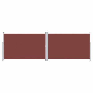 Markiza Boczna Tarasowa Balkonowa Brązowa Zwijana Ogrodowa 200 x 600 cm 947426 Markiza Boczna Tarasowa Balkonowa Brązowa Zwijana Ogrodowa 200 x 600 cm 947426