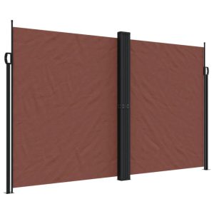 Markiza Boczna Tarasowa Balkonowa Brązowa Zwijana Ogrodowa 200×1200 cm 947334 Markiza Boczna Tarasowa Balkonowa Brązowa Zwijana Ogrodowa 200×1200 cm 947334