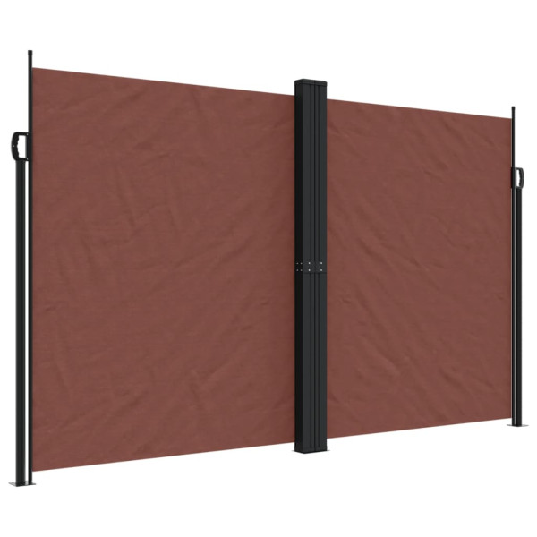 Markiza Boczna Tarasowa Balkonowa Brązowa Zwijana Ogrodowa 200x1200 cm 947334