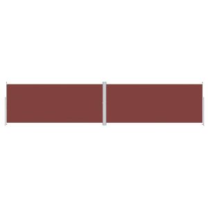 Markiza Boczna Tarasowa Balkonowa Brązowa Zwijana Ogrodowa 220×1000 cm 947720 Markiza Boczna Tarasowa Balkonowa Brązowa Zwijana Ogrodowa 220×1000 cm 947720