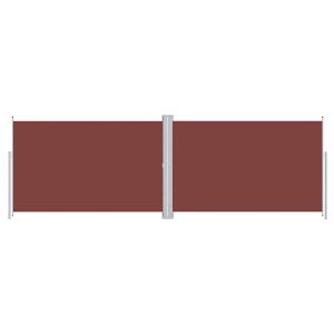 Markiza Boczna Tarasowa Balkonowa Brązowa Zwijana Ogrodowa 220×600 cm 947543 Markiza Boczna Tarasowa Balkonowa Brązowa Zwijana Ogrodowa 220×600 cm 947543