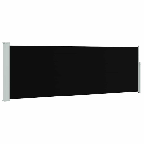 Markiza Boczna Tarasowa Balkonowa Czarna Zwijana Ogrodowa 100 x 300 cm 934644