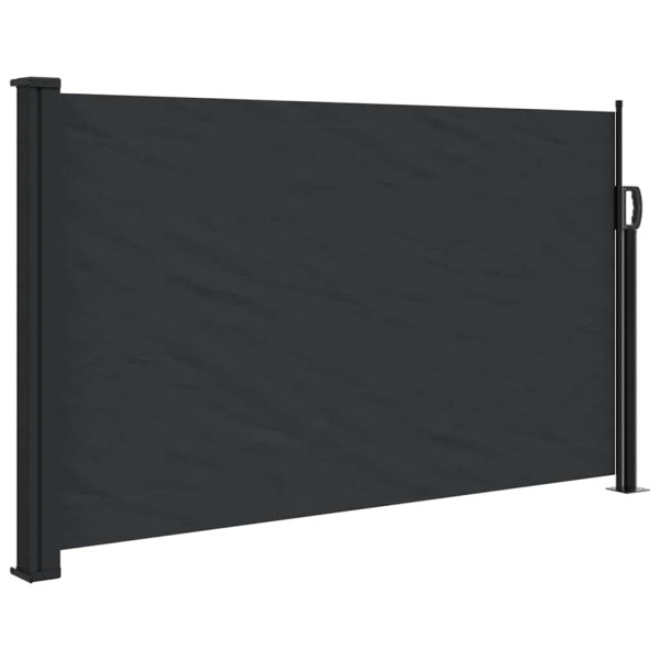 Markiza Boczna Tarasowa Balkonowa Czarna Zwijana Ogrodowa 117x300 cm 947230